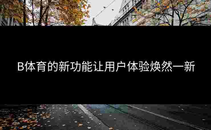 B体育的新功能让用户体验焕然一新