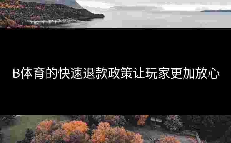 B体育的快速退款政策让玩家更加放心