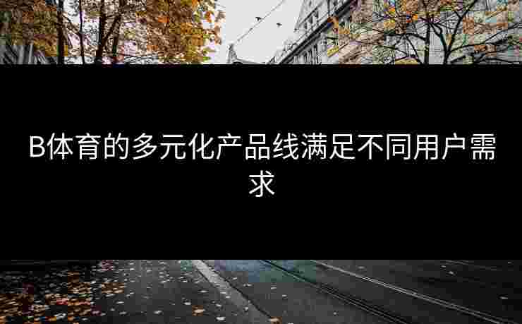 B体育的多元化产品线满足不同用户需求