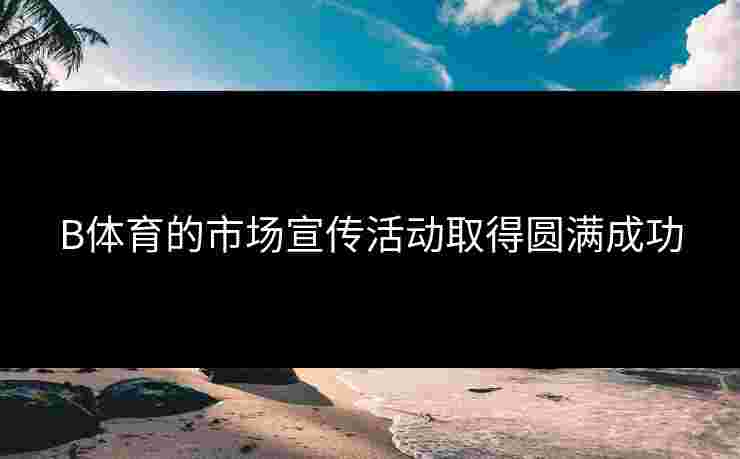 B体育的市场宣传活动取得圆满成功