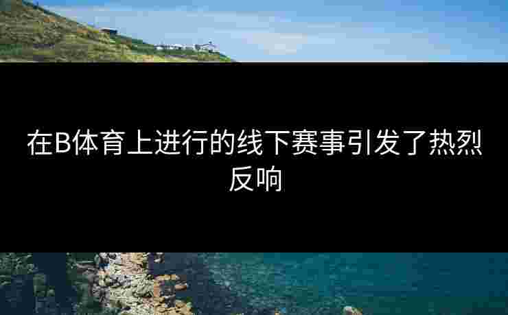 在B体育上进行的线下赛事引发了热烈反响