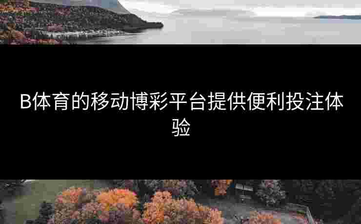 B体育的移动博彩平台提供便利投注体验