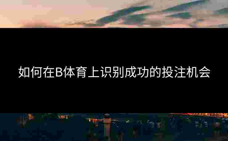 如何在B体育上识别成功的投注机会